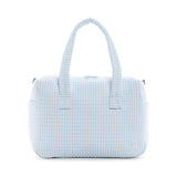QUILTED STROLLER BAG - PIMLICO STRIPE BLUE