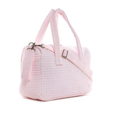 QUILTED STROLLER BAG - PIMLICO STRIPE PINK