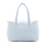 QUILTED STROLLER BAG - WOODLAND BLUE