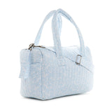 QUILTED STROLLER BAG - WOODLAND BLUE