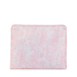 ROADIE LARGE Zip Pouch - BUNNY TOILE PINK