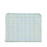 ROADIE LARGE Zip Pouch - CLASSIC PLAID GREEN