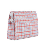 ROADIE LARGE Zip Pouch - CLASSIC PLAID RED