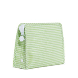 ROADIE LARGE Zip Pouch - GINGHAM LEAF2