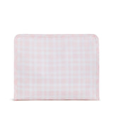 ROADIE LARGE Zip Pouch - PIMLICO PLAID PINK