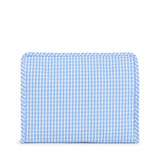 ROADIE LARGE Zip Pouch - GINGHAM SKY