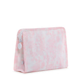 ROADIE MEDIUM Zip Pouch - BUNNY TOILE PINK