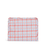 ROADIE MEDIUM Zip Pouch - CLASSIC PLAID RED