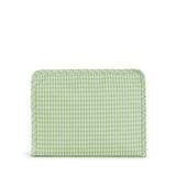 ROADIE MEDIUM Zip Pouch - GINGHAM LEAF2
