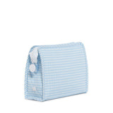 ROADIE MEDIUM Zip Pouch - GINGHAM MIST