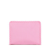 ROADIE MEDIUM Zip Pouch - GINGHAM PINK