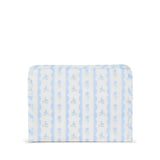ROADIE SMALL Zip Pouch - RIBBON FLORAL BLUE