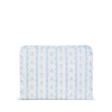 ROADIE MEDIUM Zip Pouch - RIBBON FLORAL BLUE