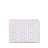 ROADIE SMALL Zip Pouch - RIBBON FLORAL PINK