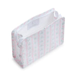 ROADIE MEDIUM Zip Pouch - RIBBON FLORAL BLUE
