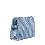 ROADIE MEDIUM Zip Pouch - RODEO CHECK INDIGO