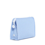 ROADIE MEDIUM Zip Pouch - GINGHAM SKY