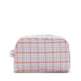STOWAWAY Toiletry Bag - CLASSIC PLAID RED