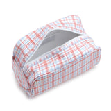 STOWAWAY Toiletry Bag - CLASSIC PLAID RED