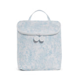 TAKE AWAY INSULATED LUNCH BAG - BUNNY TOILE BLUE