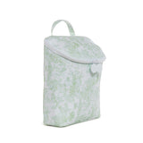 TAKE AWAY INSULATED LUNCH BAG - BUNNY TOILE GREEN