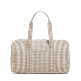 WEEKENDER Duffel Bag - GINGHAM KHAKI *TRVL deal