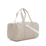 WEEKENDER Duffel Bag - GINGHAM KHAKI *TRVL deal