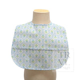 CLEAN UP BIB - PETITE FLEUR BLUE *2 PC PRE-PACK