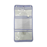 MINI ROLLUP HANGING BAG - GINGHAM LILAC