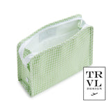 ROADIE LARGE Zip Pouch - RODEO CHECK INDIGO