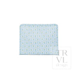 ROADIE LARGE Zip Pouch - PETITE FLEUR BLUE