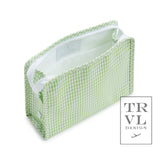 ROADIE MEDIUM Zip Pouch - GINGHAM SKY