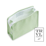 ROADIE MEDIUM Zip Pouch - GINGHAM MIST