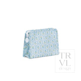 ROADIE MEDIUM Zip Pouch - PETITE FLEUR BLUE