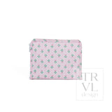 ROADIE SMALL Zip Pouch - PETITE FLEUR PINK