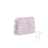 ROADIE SMALL Zip Pouch - PETITE FLEUR PINK