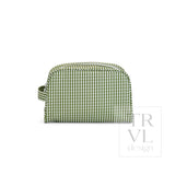 STOWAWAY Toiletry Bag - MOSS GINGHAM