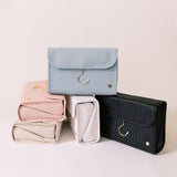LUXE Hanging Toiletry Case - WOVEN JET