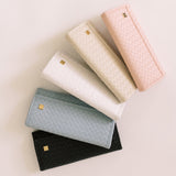 LUXE JEWELRY WALLET -  WOVEN JET