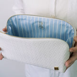 LUXE DUO CASE - WOVEN BLANC