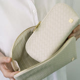 LUXE DUO CASE - WOVEN SAND