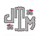 Game Day - Children's & Youth Monogram with Mini Embroidery  - SS, or LS Tee or Sweatshirt