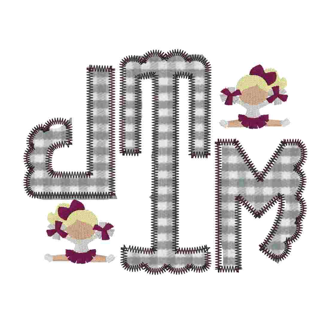 Game Day - Children's & Youth Monogram with Mini Embroidery – Proper ...