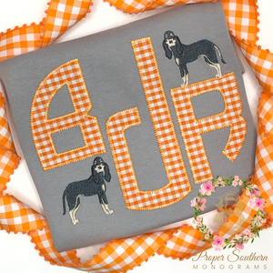 Game Day - Children's & Youth Monogram with Mini Embroidery  - SS, or LS Tee or Sweatshirt
