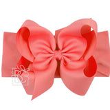 Our elastic pantyhose headbands are made for the most perfect and comfortable fit possible. Soft, flexible, and comfortable for your little one’s head, but a strong enough grip to ensure it stays on no matter what. This wide pantyhose headband comes in two sizes (0-3mos and 3mos - Up) that guarantee the right fit for your baby or you.