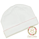 Baby Hat with Picot Trim