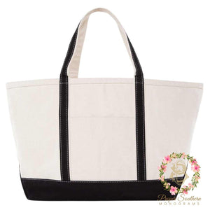 large bote tote canvas tote bag lands end tote